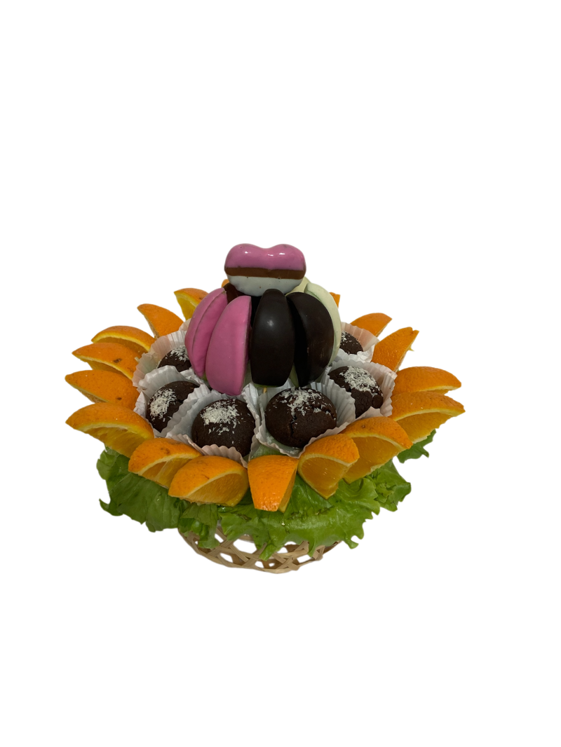 Kalpten Sürpriz Gurme Meyve Çiçeği