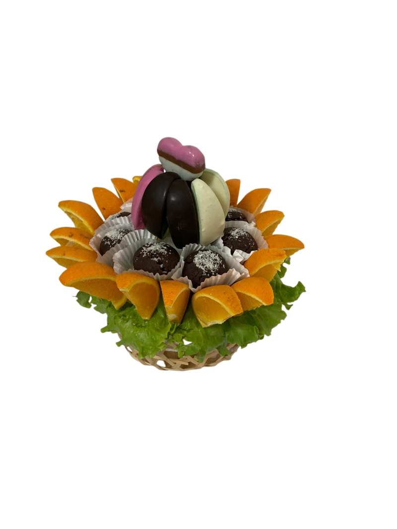 Kalpten Sürpriz Gurme Meyve Çiçeği