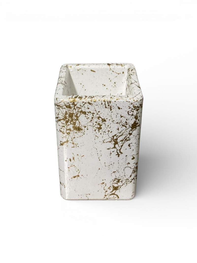 Banyo Seti-Altın Varank Desenli (Yuvarlak)