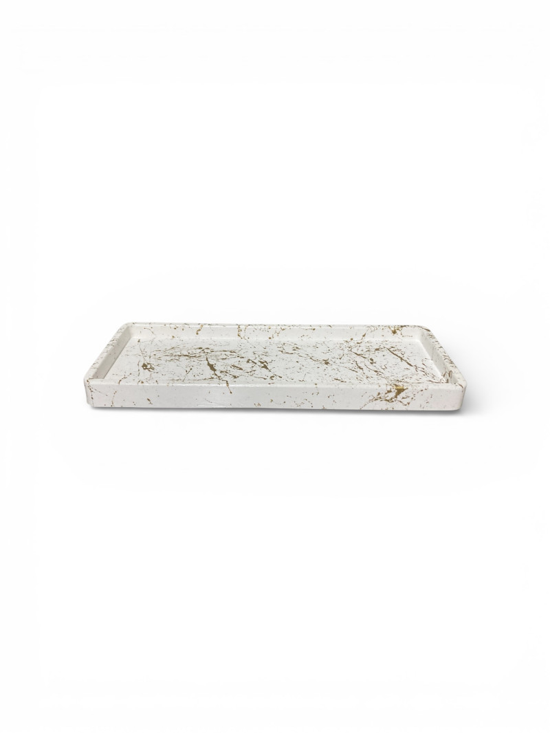 Banyo Seti-Altın Varank Desenli (Kare)