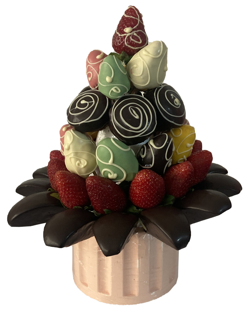 Çikolatalı Meyve Buketi