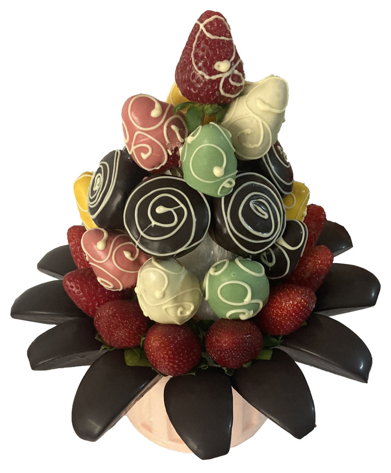Çikolatalı Meyve Buketi